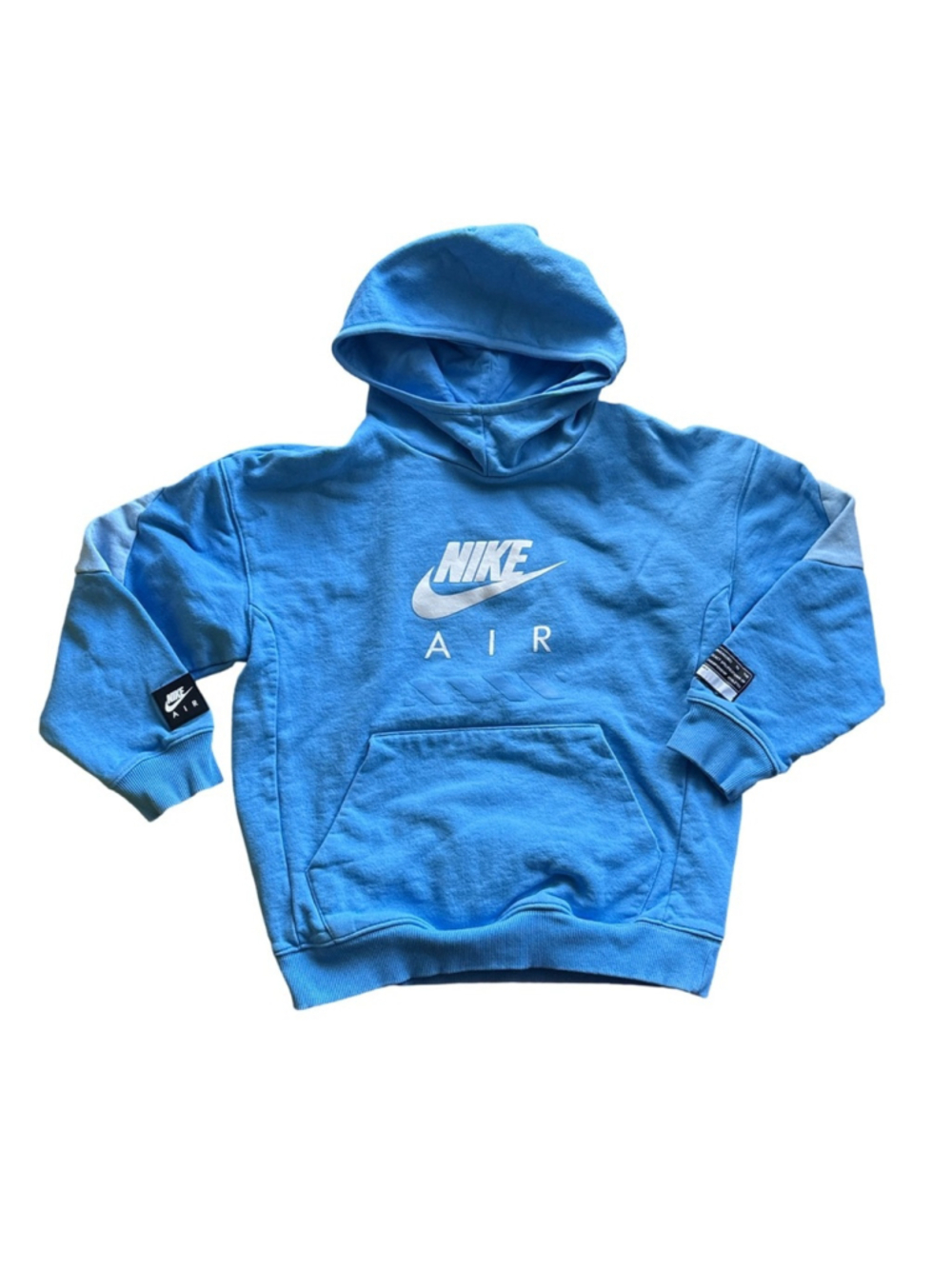Nike Air Kids Sky Blue Hoodie - size L